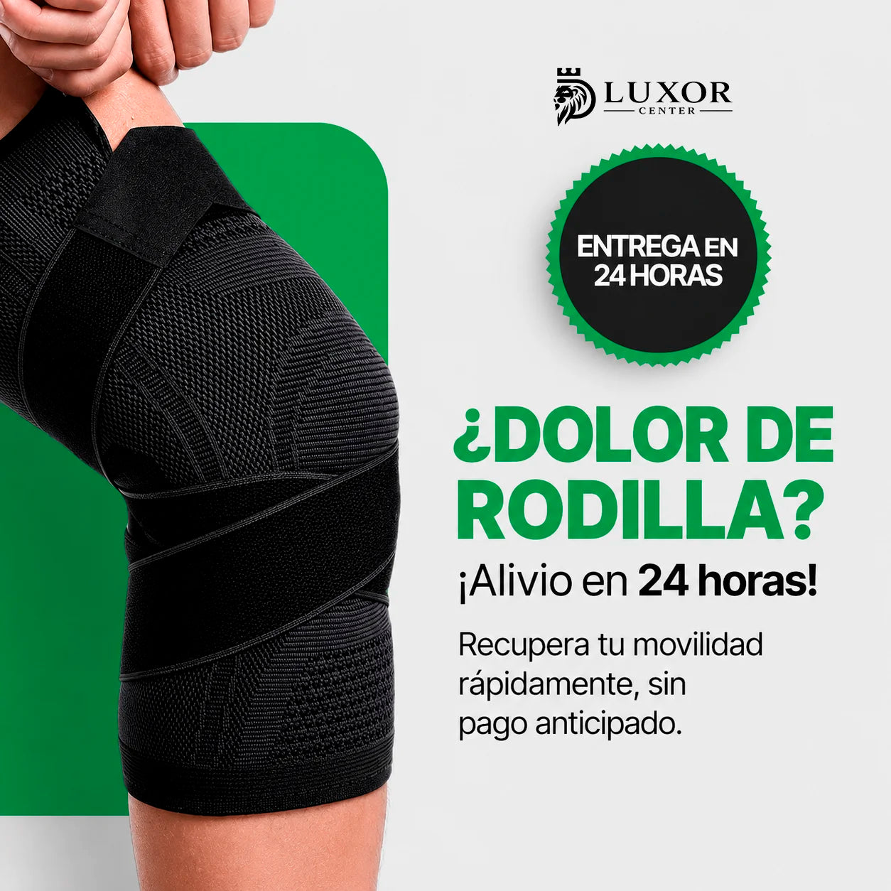 RODILLERA COMPRESION con Bandas Elasticas.