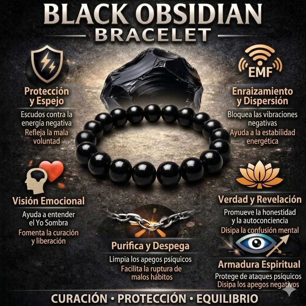 OBSIDIANA NEGRA pulsera