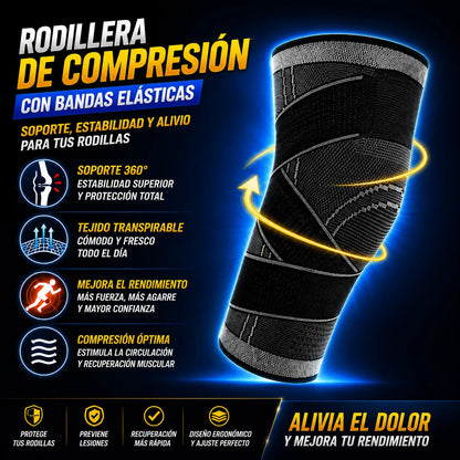 RODILLERA COMPRESION con Bandas Elasticas.