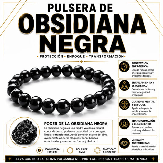 OBSIDIANA NEGRA pulsera