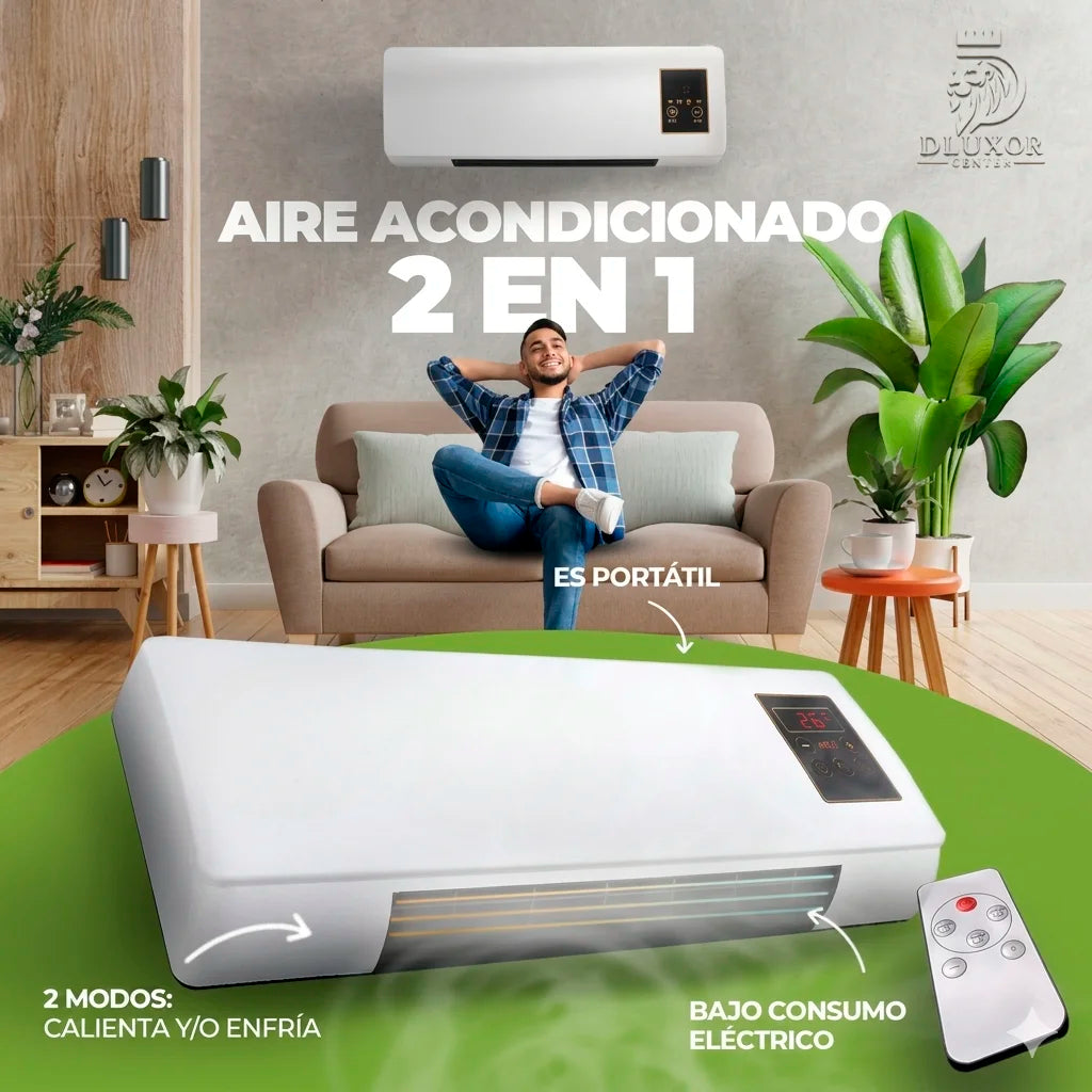 AIRE ACONDICIONADO Y CALEFACTOR 2 en 1