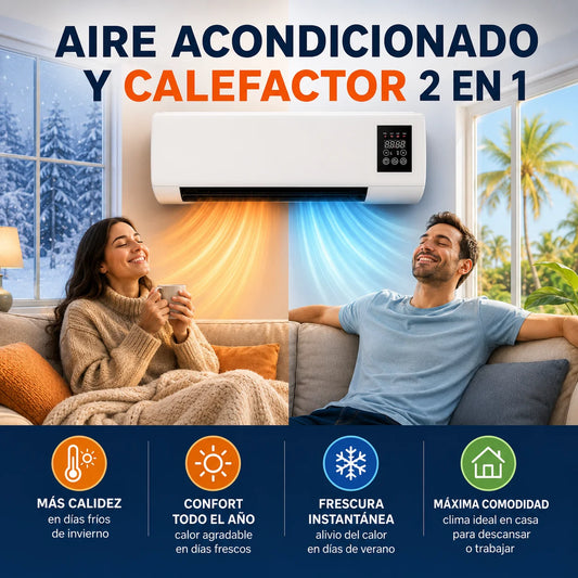 AIRE ACONDICIONADO Y CALEFACTOR 2 en 1