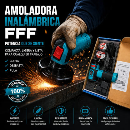 AMOLADORA INALÁMBRICA FFF - 18 v