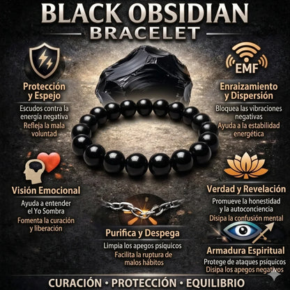 OBSIDIANA NEGRA pulsera