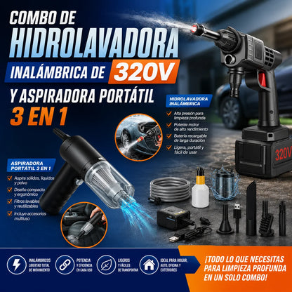 HIDRO + ASPIRADORA - combo limpieza
